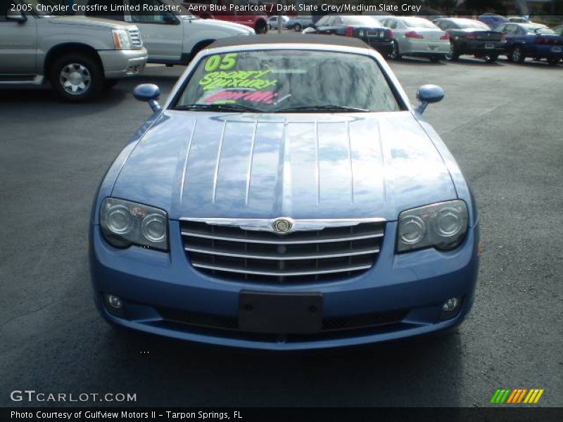 Aero Blue Pearlcoat / Dark Slate Grey/Medium Slate Grey 2005 Chrysler Crossfire Limited Roadster
