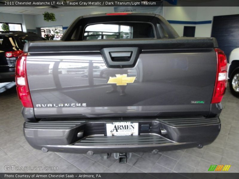 Taupe Gray Metallic / Dark Titanium/Light Titanium 2011 Chevrolet Avalanche LT 4x4