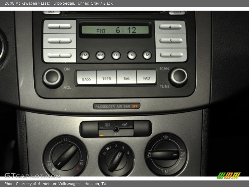 United Gray / Black 2008 Volkswagen Passat Turbo Sedan