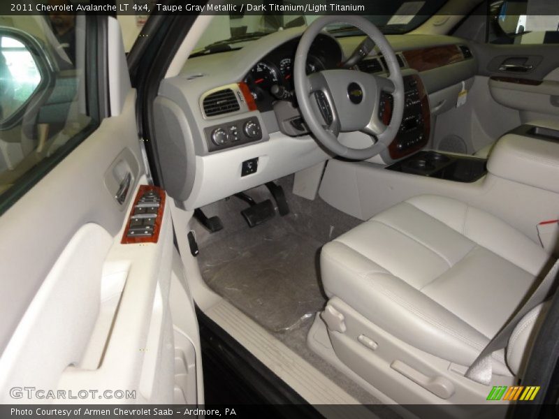 Taupe Gray Metallic / Dark Titanium/Light Titanium 2011 Chevrolet Avalanche LT 4x4