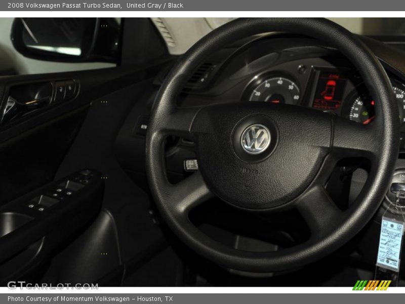 United Gray / Black 2008 Volkswagen Passat Turbo Sedan