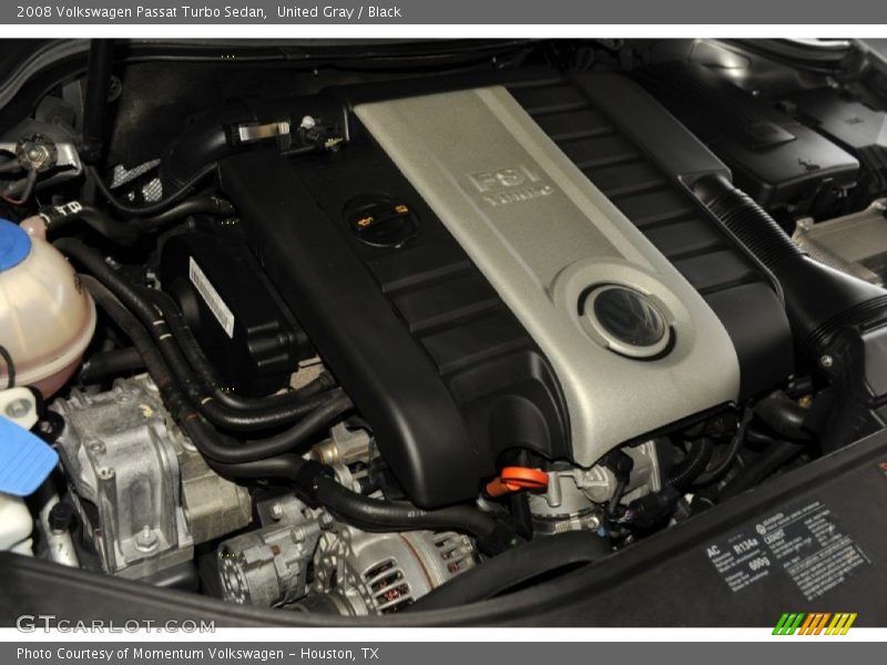 United Gray / Black 2008 Volkswagen Passat Turbo Sedan