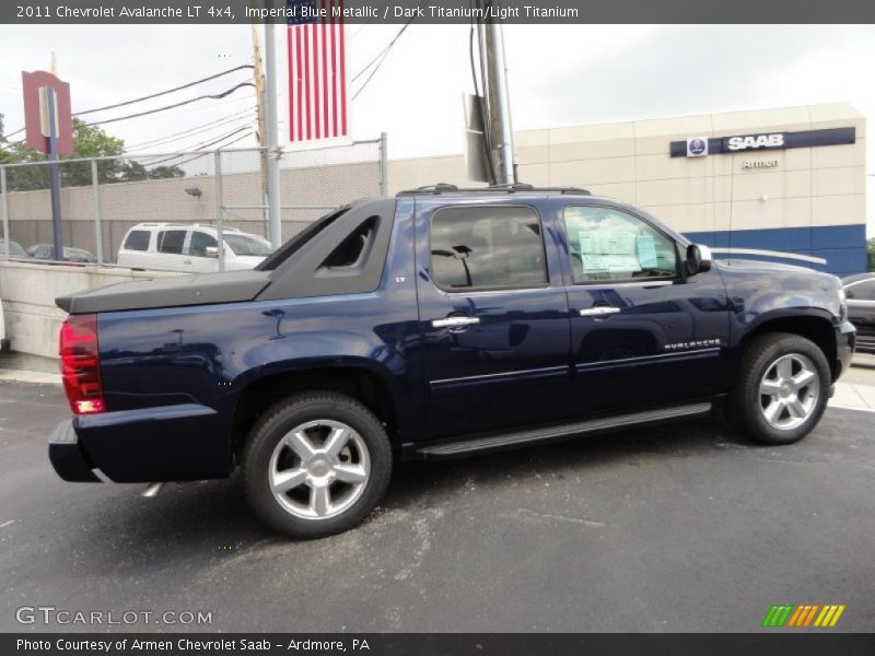 Imperial Blue Metallic / Dark Titanium/Light Titanium 2011 Chevrolet Avalanche LT 4x4