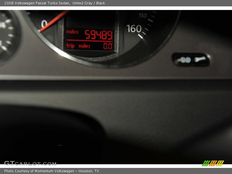 United Gray / Black 2008 Volkswagen Passat Turbo Sedan