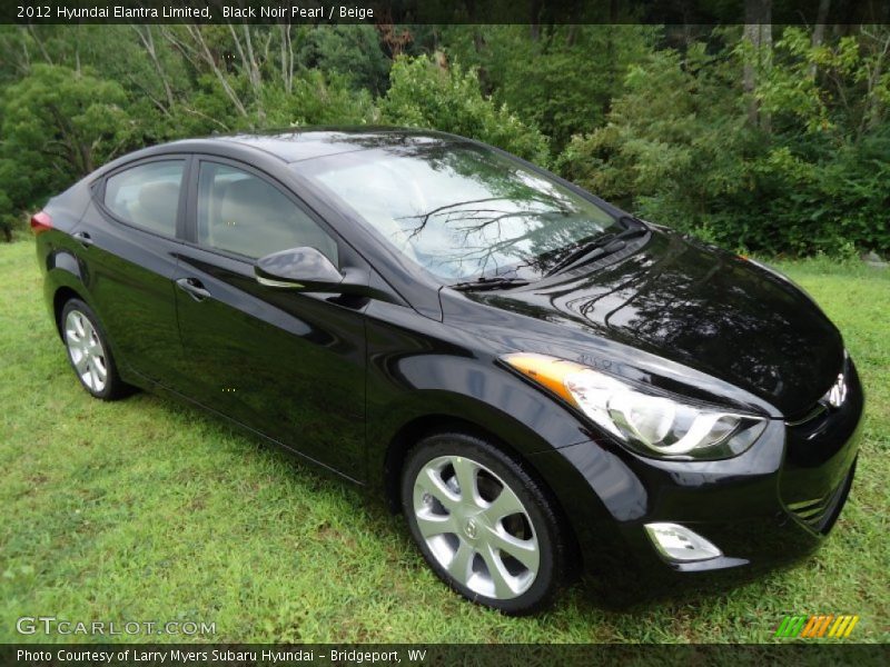  2012 Elantra Limited Black Noir Pearl