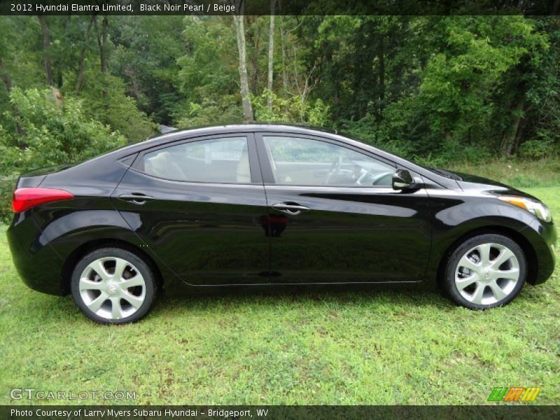  2012 Elantra Limited Black Noir Pearl