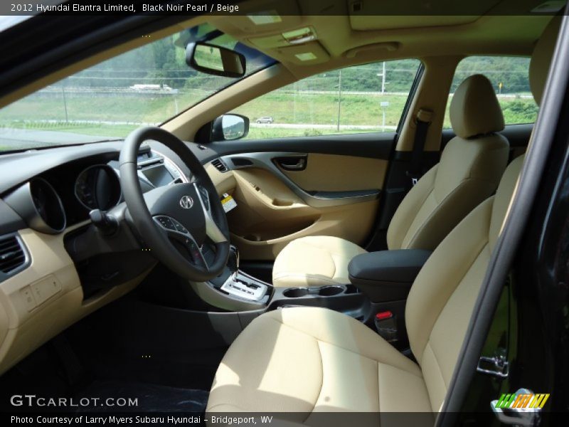  2012 Elantra Limited Beige Interior