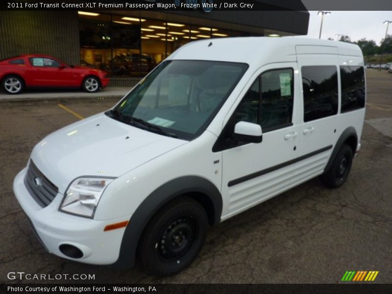 Frozen White / Dark Grey 2011 Ford Transit Connect XLT Premium Passenger Wagon