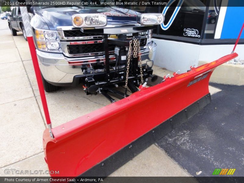 Imperial Blue Metallic / Dark Titanium 2011 Chevrolet Silverado 2500HD Regular Cab 4x4