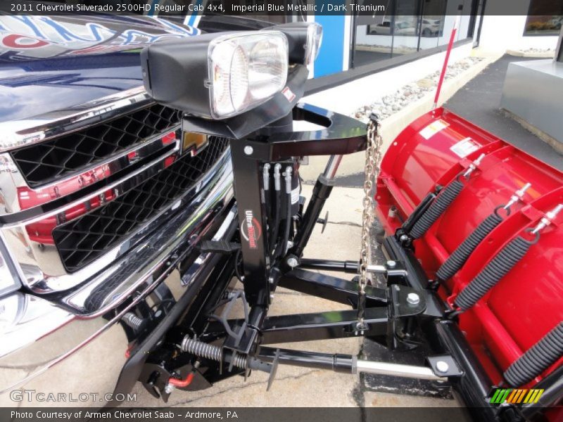 Imperial Blue Metallic / Dark Titanium 2011 Chevrolet Silverado 2500HD Regular Cab 4x4