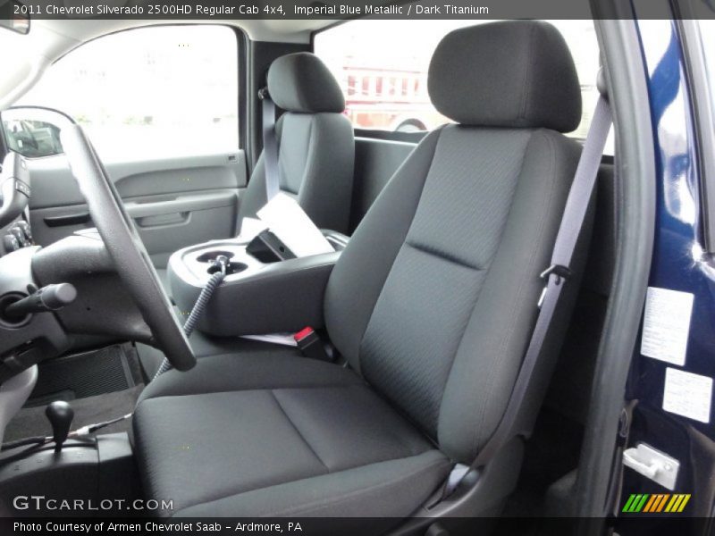 Imperial Blue Metallic / Dark Titanium 2011 Chevrolet Silverado 2500HD Regular Cab 4x4