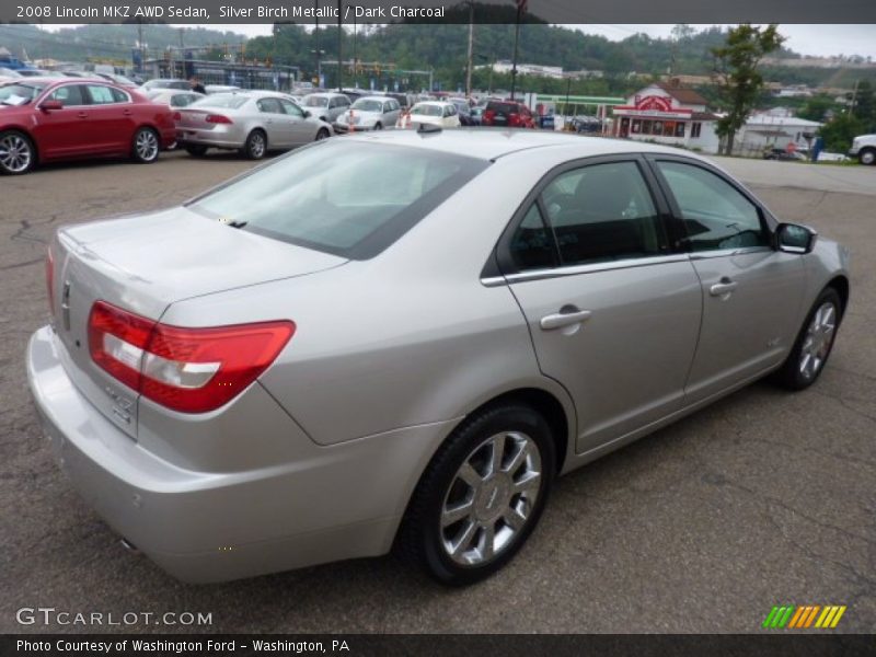 Silver Birch Metallic / Dark Charcoal 2008 Lincoln MKZ AWD Sedan