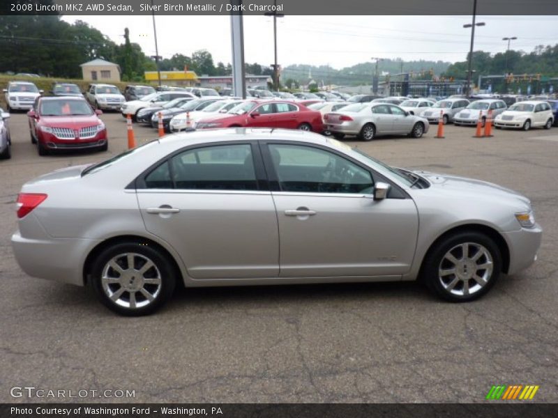 Silver Birch Metallic / Dark Charcoal 2008 Lincoln MKZ AWD Sedan