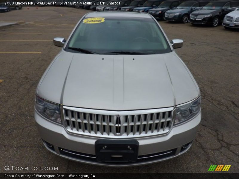 Silver Birch Metallic / Dark Charcoal 2008 Lincoln MKZ AWD Sedan