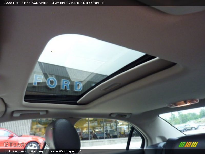 Silver Birch Metallic / Dark Charcoal 2008 Lincoln MKZ AWD Sedan