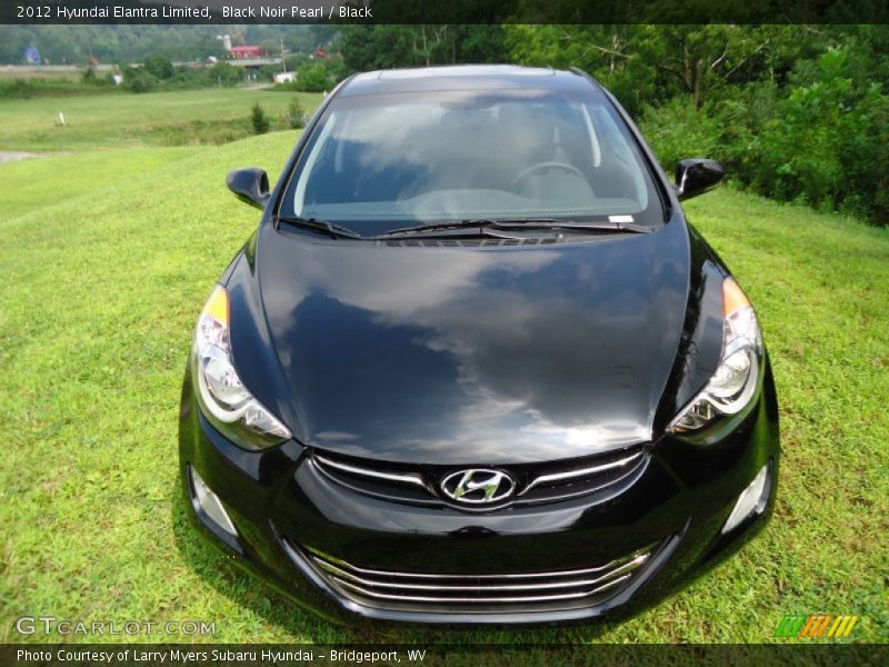 Black Noir Pearl / Black 2012 Hyundai Elantra Limited