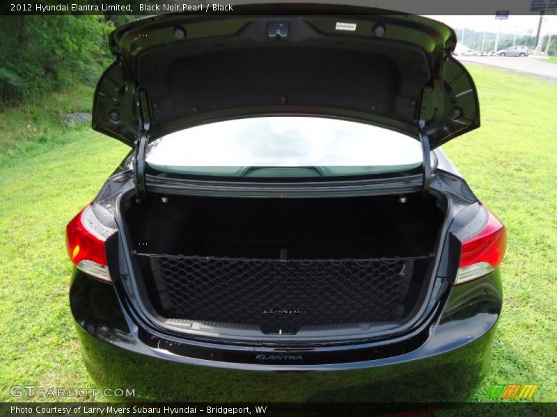 Black Noir Pearl / Black 2012 Hyundai Elantra Limited