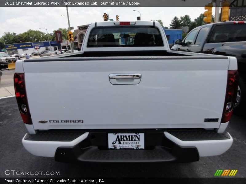 Summit White / Ebony 2011 Chevrolet Colorado Work Truck Extended Cab