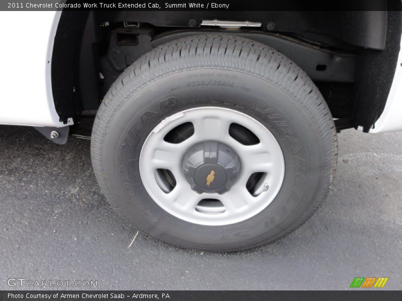 Summit White / Ebony 2011 Chevrolet Colorado Work Truck Extended Cab