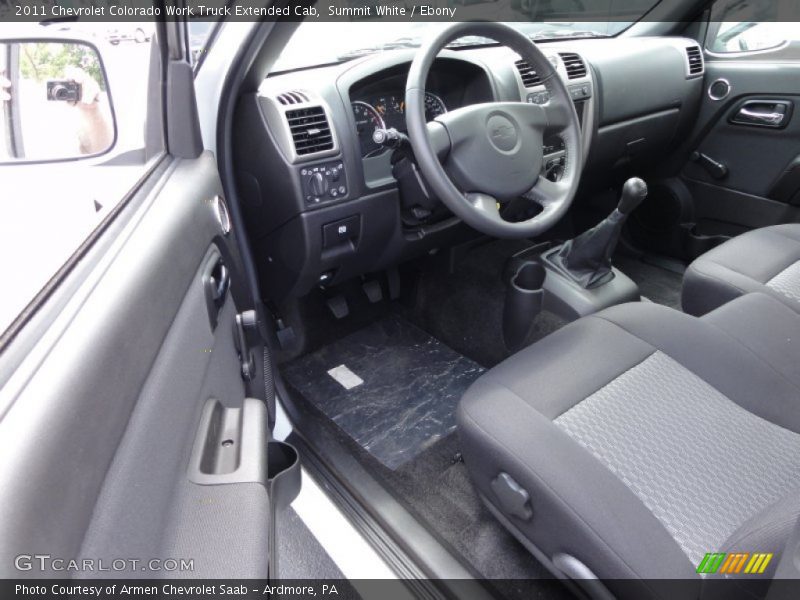 Summit White / Ebony 2011 Chevrolet Colorado Work Truck Extended Cab