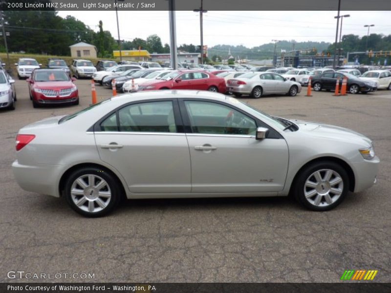 Light Sage Metallic / Sand 2008 Lincoln MKZ Sedan