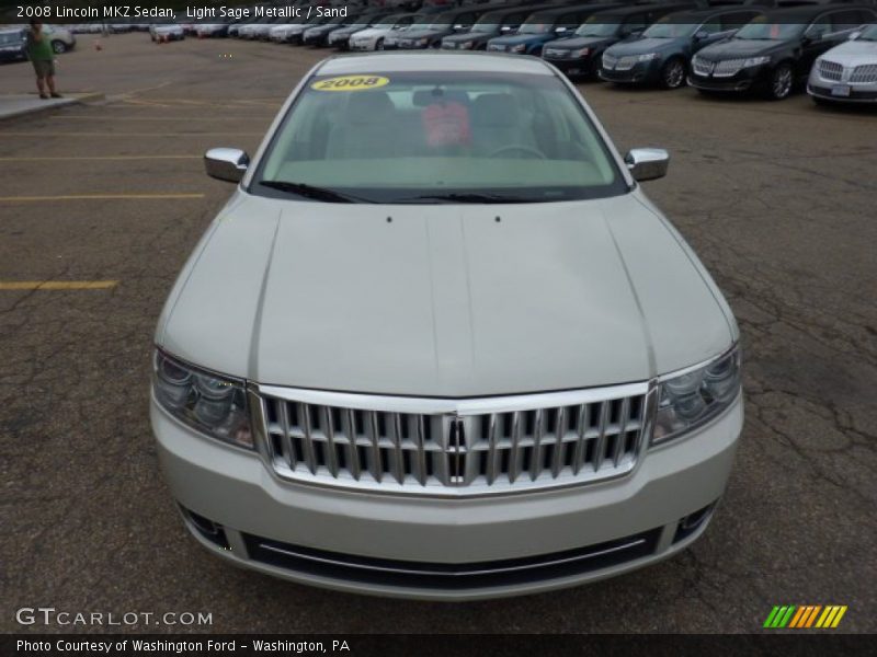 Light Sage Metallic / Sand 2008 Lincoln MKZ Sedan