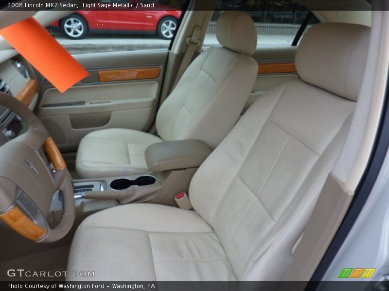 Light Sage Metallic / Sand 2008 Lincoln MKZ Sedan