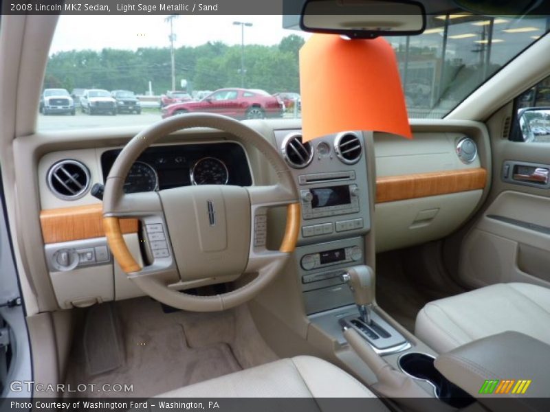 Light Sage Metallic / Sand 2008 Lincoln MKZ Sedan