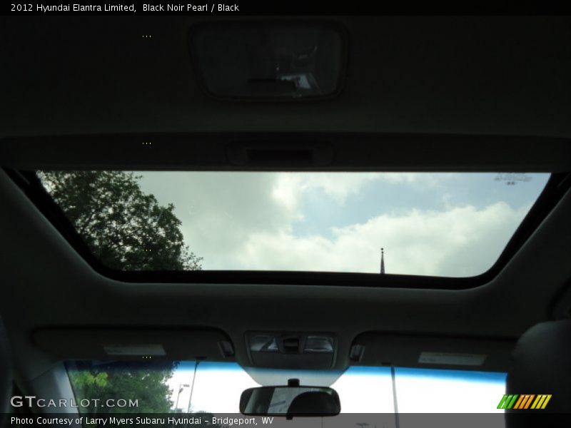 Black Noir Pearl / Black 2012 Hyundai Elantra Limited