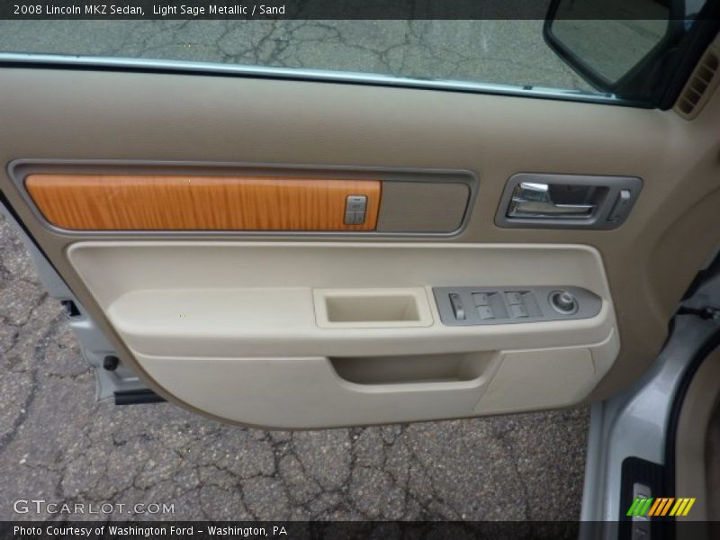 Light Sage Metallic / Sand 2008 Lincoln MKZ Sedan