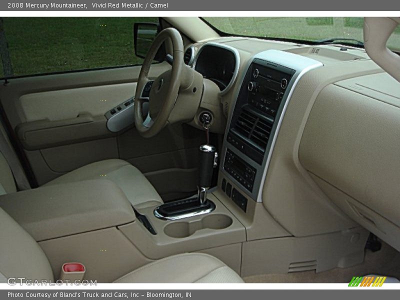 Vivid Red Metallic / Camel 2008 Mercury Mountaineer