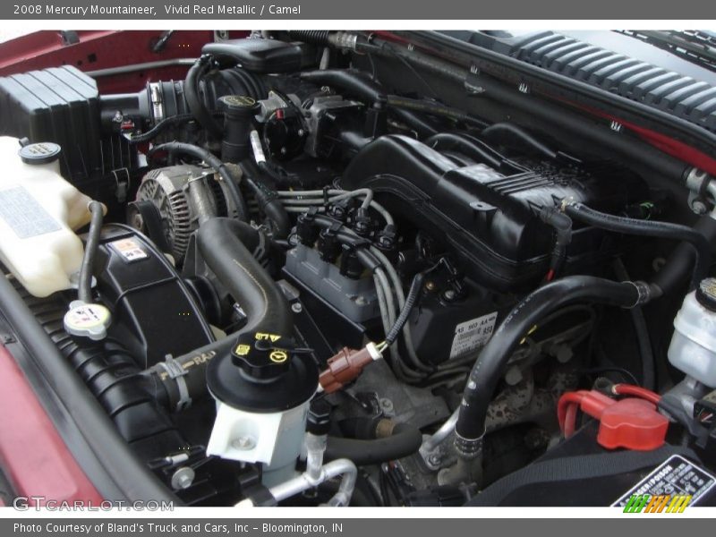 Vivid Red Metallic / Camel 2008 Mercury Mountaineer