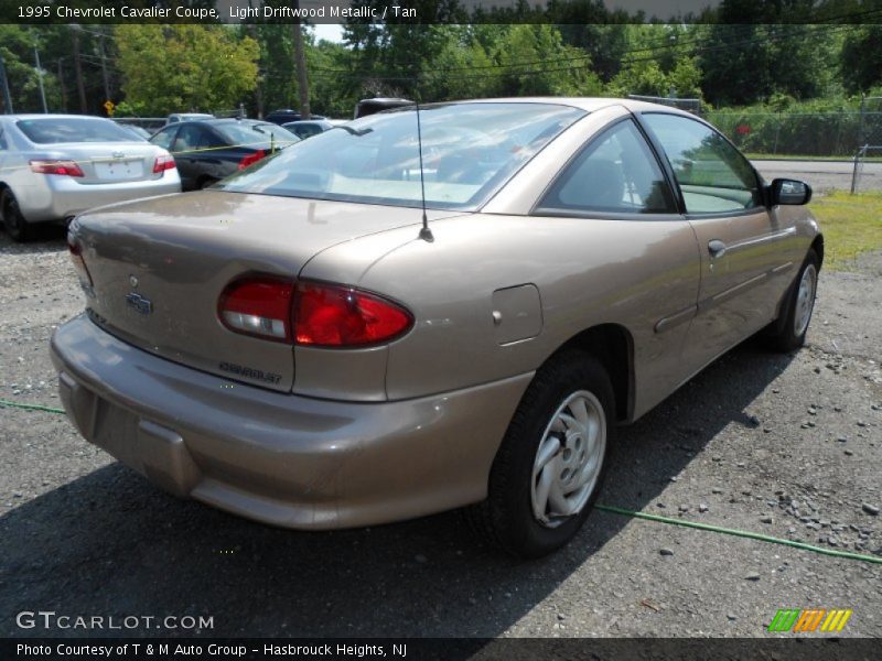Light Driftwood Metallic / Tan 1995 Chevrolet Cavalier Coupe