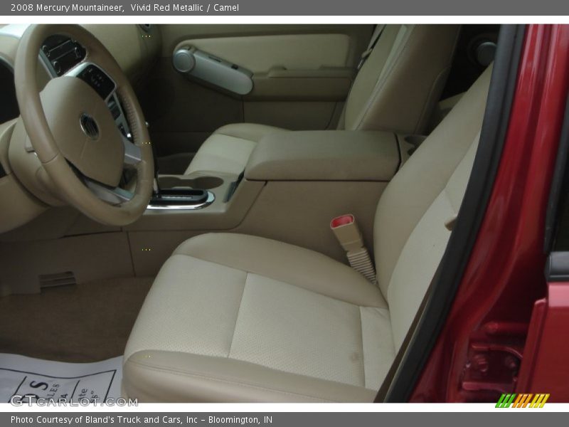 Vivid Red Metallic / Camel 2008 Mercury Mountaineer