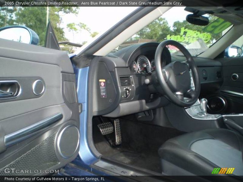 Aero Blue Pearlcoat / Dark Slate Grey/Medium Slate Grey 2005 Chrysler Crossfire Limited Roadster