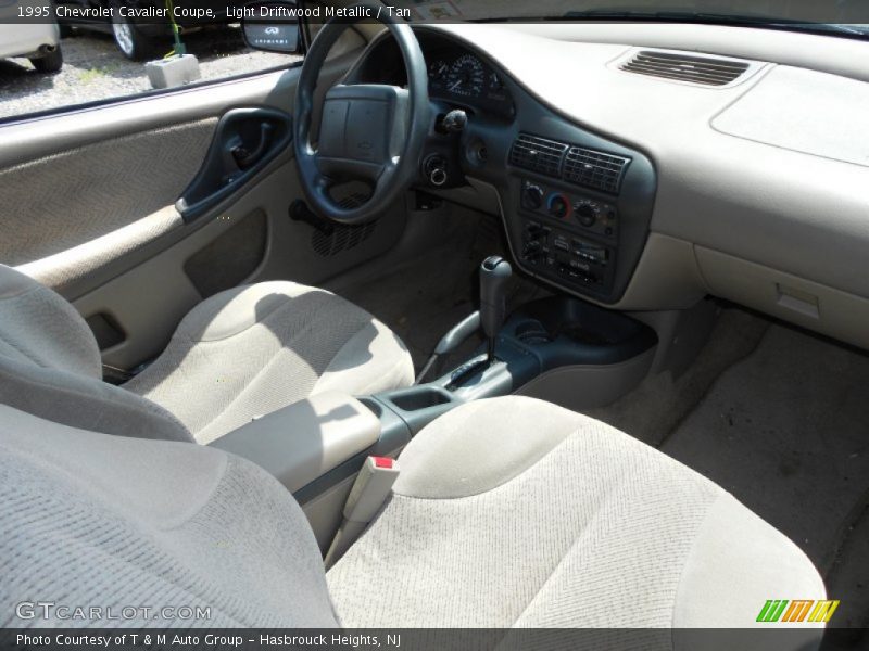 Light Driftwood Metallic / Tan 1995 Chevrolet Cavalier Coupe