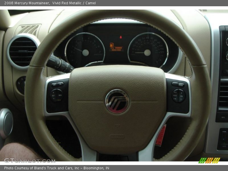 Vivid Red Metallic / Camel 2008 Mercury Mountaineer