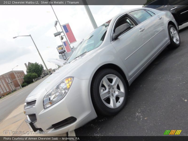Silver Ice Metallic / Titanium 2012 Chevrolet Malibu LS