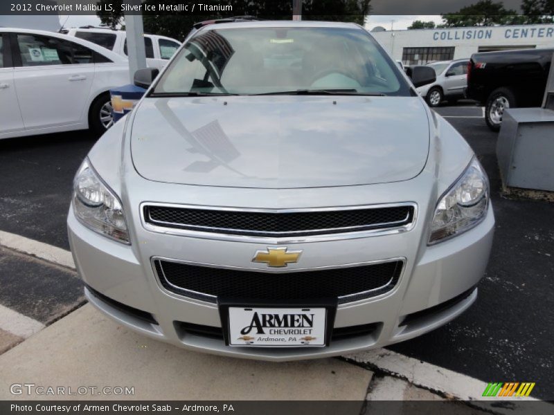 Silver Ice Metallic / Titanium 2012 Chevrolet Malibu LS