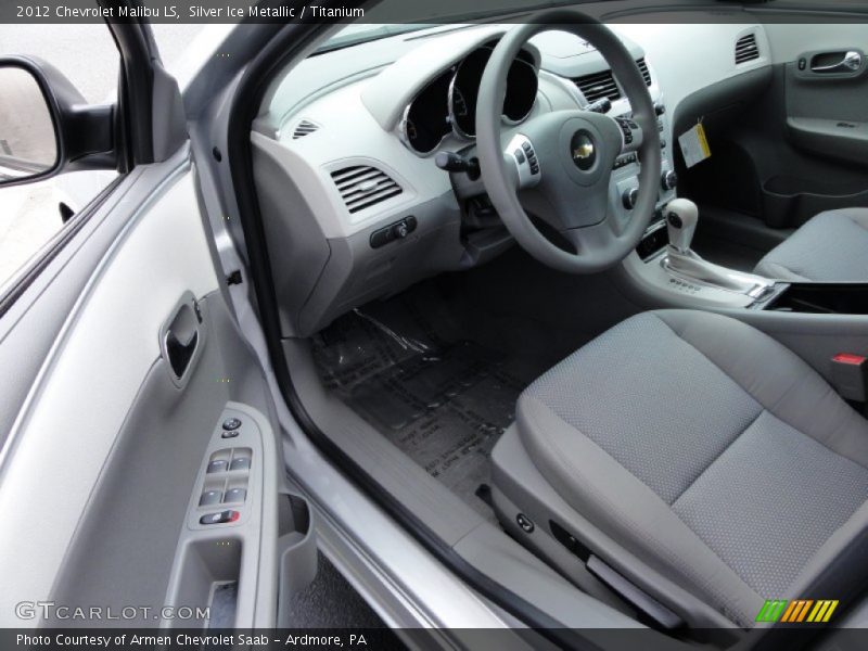 Silver Ice Metallic / Titanium 2012 Chevrolet Malibu LS