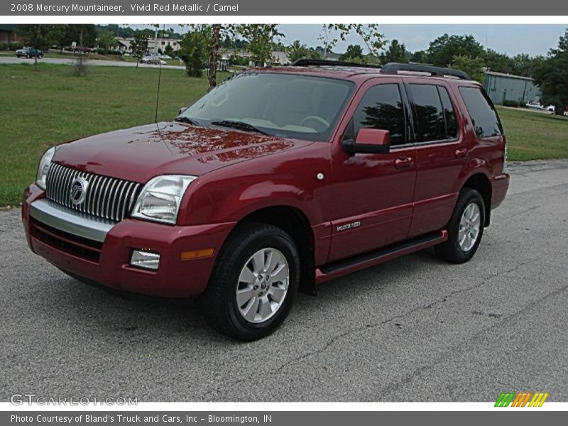 Vivid Red Metallic / Camel 2008 Mercury Mountaineer