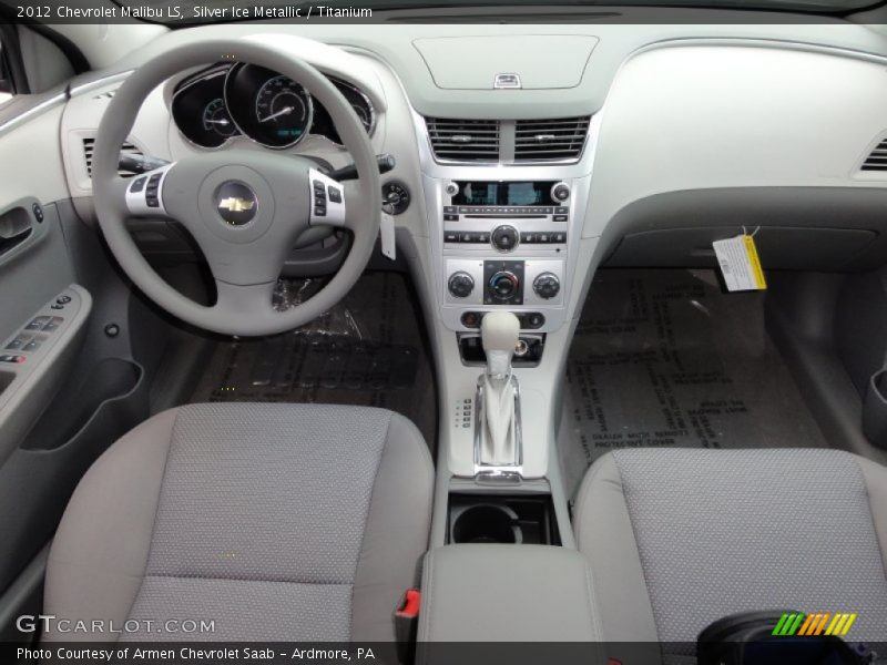 Silver Ice Metallic / Titanium 2012 Chevrolet Malibu LS
