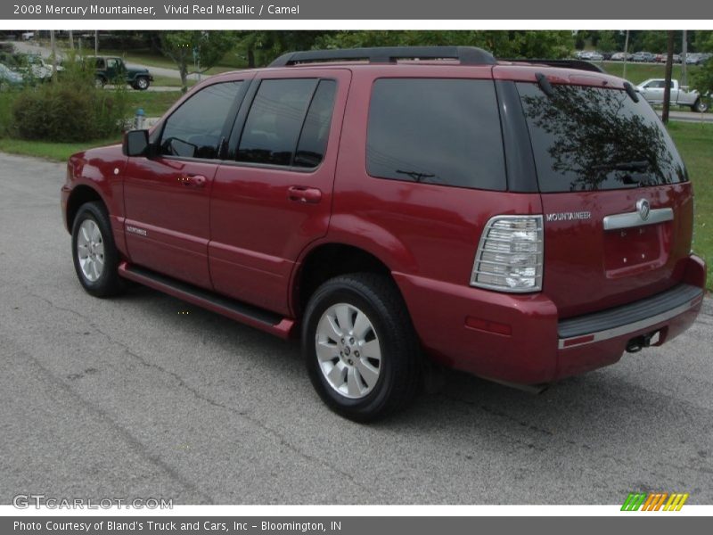 Vivid Red Metallic / Camel 2008 Mercury Mountaineer