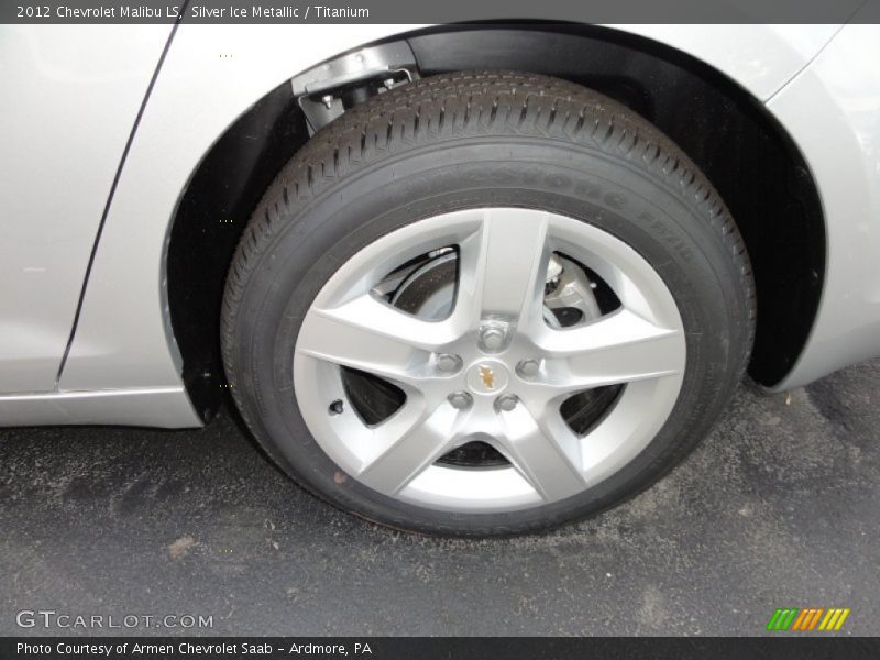 Silver Ice Metallic / Titanium 2012 Chevrolet Malibu LS