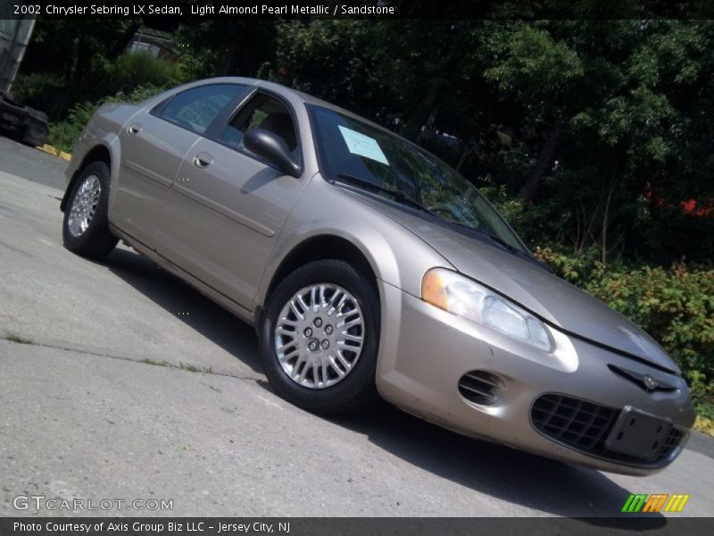 Light Almond Pearl Metallic / Sandstone 2002 Chrysler Sebring LX Sedan