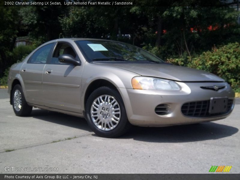 Light Almond Pearl Metallic / Sandstone 2002 Chrysler Sebring LX Sedan