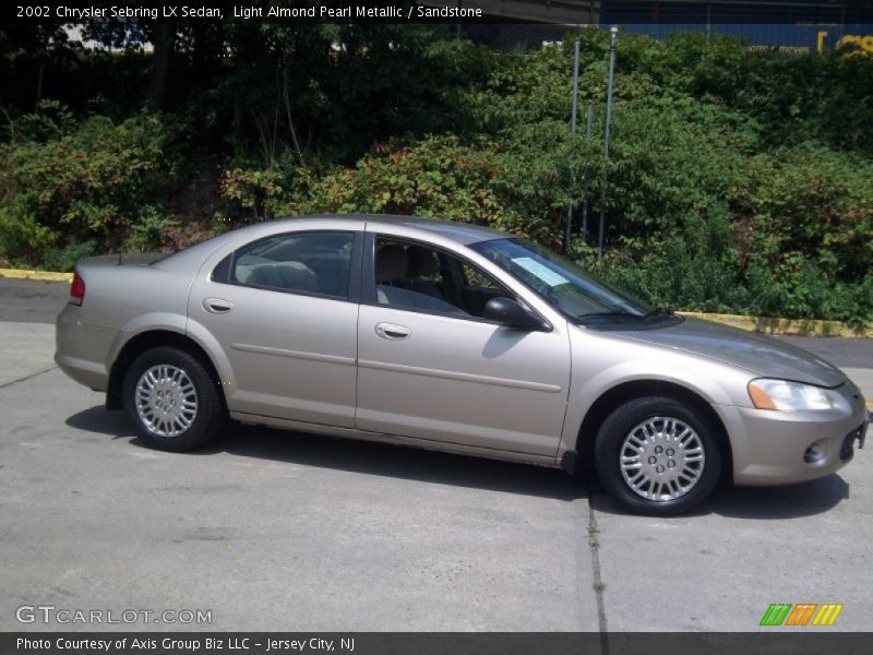 Light Almond Pearl Metallic / Sandstone 2002 Chrysler Sebring LX Sedan