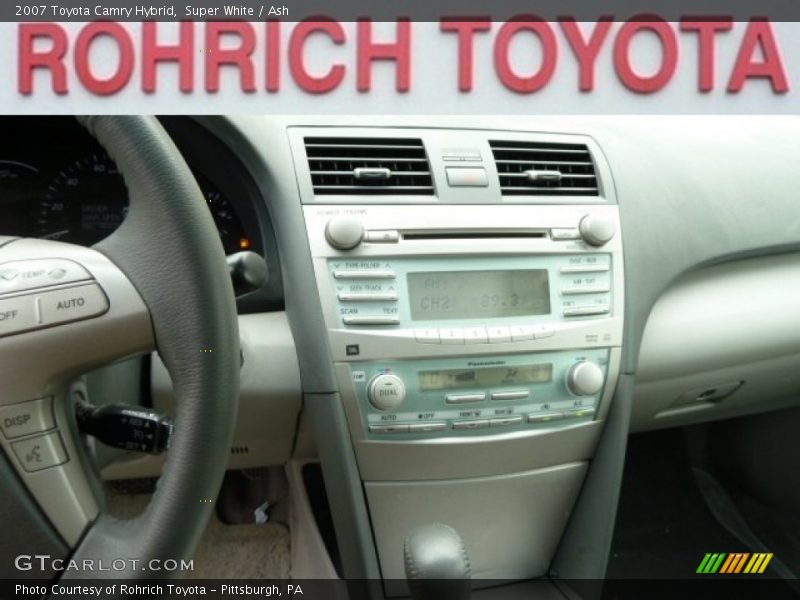 Super White / Ash 2007 Toyota Camry Hybrid