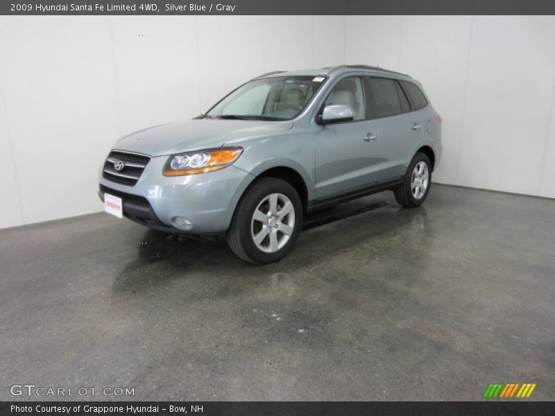 Silver Blue / Gray 2009 Hyundai Santa Fe Limited 4WD