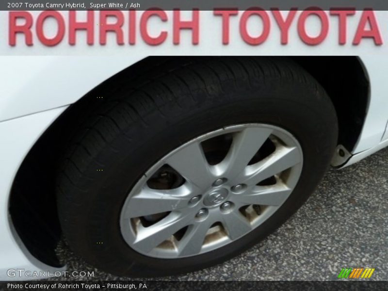 Super White / Ash 2007 Toyota Camry Hybrid